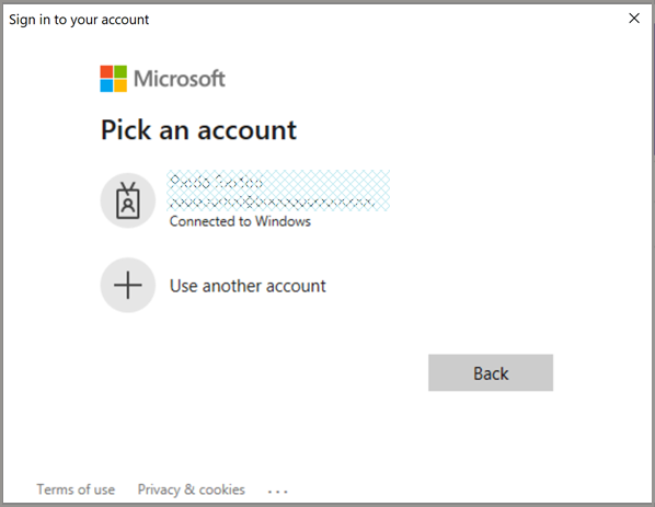 Windows authentication