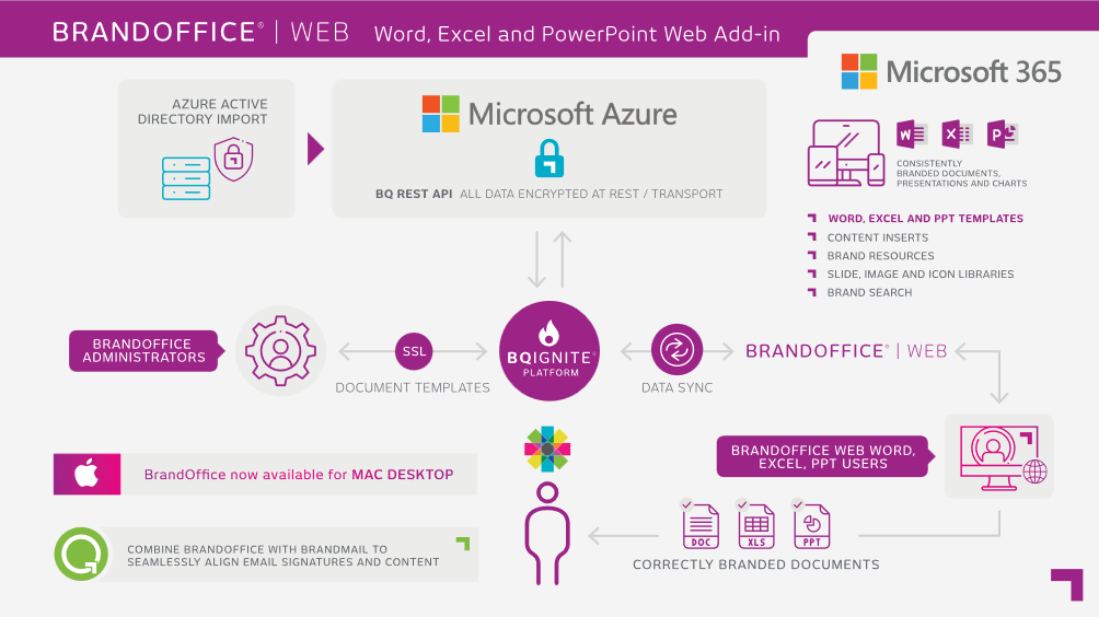 BrandOffice Web Add-in for Word, Excel, and PowerPoint for web